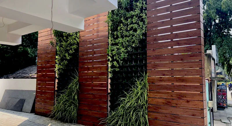 Japanese Zen and vertical garden project detail 1
